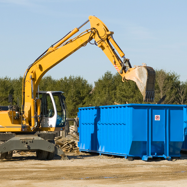 what size residential dumpster rentals are available in Emmet County Iowa